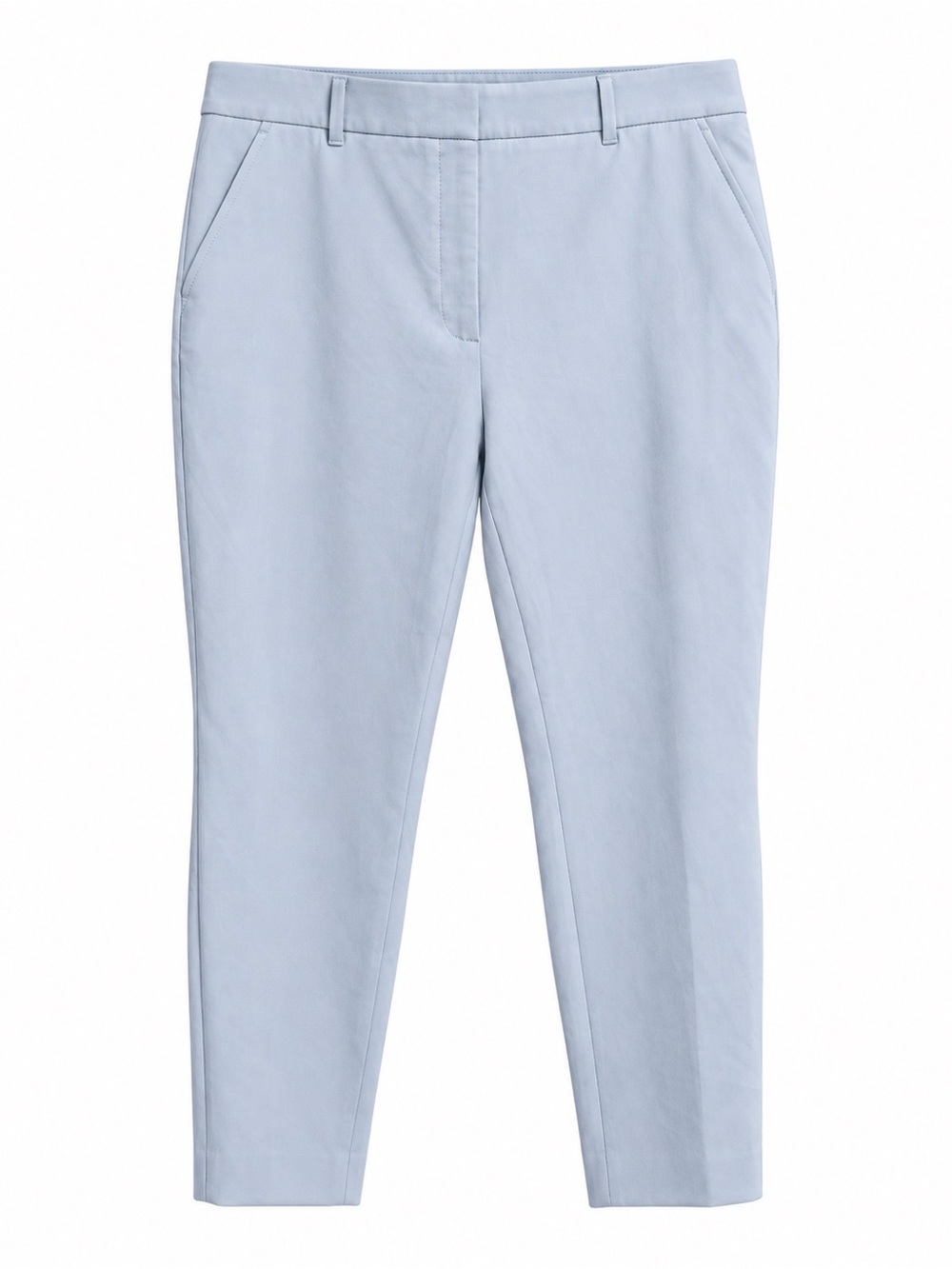 White House Black Market Size 14 Powder Blue Ankle Pants Tailored Slim Trousers